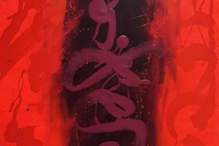 D'où vient le vent n°36 - Technique mixte sur toile - photo M-Ed SÉGUIN 