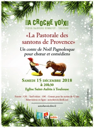 Affiche La pastorale des santons de provence