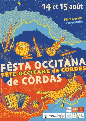 Affiche Fèsta occitana de Còrdas