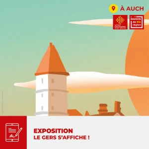 Affiche Exposition "Le Gers s'affiche !"