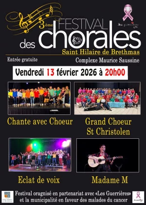 Affiche Festival de chorales 