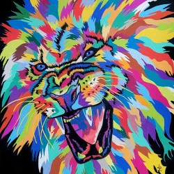 Lion Art pop - Vendu 