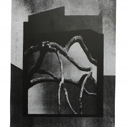 RNP 191 - Révélation à l'encre de Chine sur papier de format 160 x 130 cm réalisé en 2021 - Thomas de Vuillefroy 