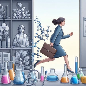 Affiche « Franchir les frontières : de l'école au monde de l'entreprise « 