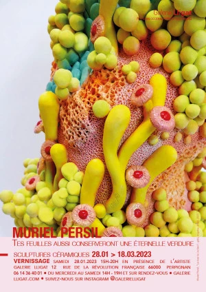 Affiche Muriel Persil "Tes feuilles aussi conserveront une éternelle verdure". 