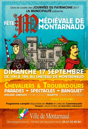 Affiche Journée du Patrimoine : Fête Médiévale de Montarnaud