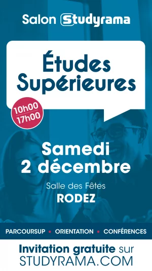 Affiche Salon Studyrama des Etudes Supérieures de Rodez