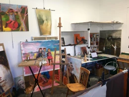 Vue intérieure de l'atelier - <p>Oui, oui, je vais ranger, ne vous innquiétez pas…</p>