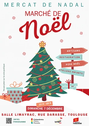 Affiche Mercat de Nadal : le marché de Noël local et festif