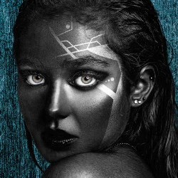 Captivation - Projet "Social Skin (Peau Sociale)", 2025, Art numérique, Technique mixte digitale, Impression sur plexiglass (série limitée à 5 pièces), 60x80cm - Oktay Kočan 