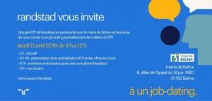 Affiche Forum de l'emploi BTP