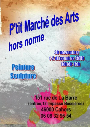 Affiche P'tit Marché des Arts hors Norme