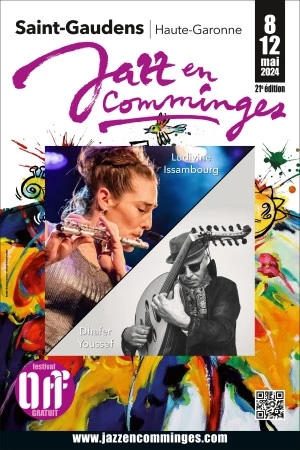 Affiche LUDIVINE ISSAMBOURG « ABOVE THE LAWS » / DHAFER YOUSSEF « STREET OF MINARETS »