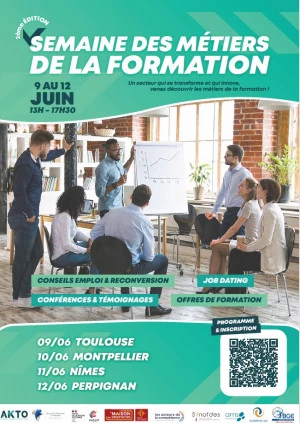 Affiche Semaine des métiers de la formation 2026 - 2ème édition