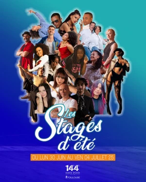 Affiche Les stages d'été au 144 Dance Studio