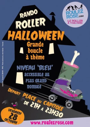 Affiche Randoween la rando roller d'Halloween