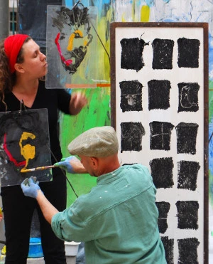 Affiche "J'écris comme on se venge" - Cie les Arts oseurs