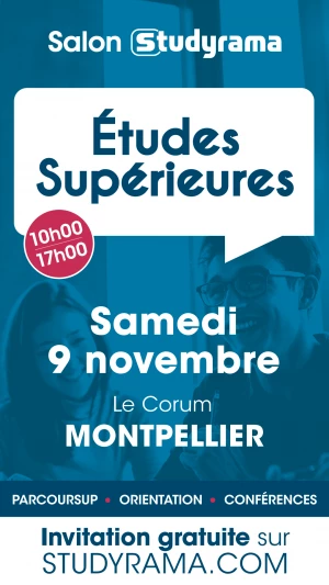 Affiche Salon Studyrama des Etudes Supérieures de Montpellier
