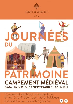 Affiche Journées du Patrimoine les 16 et 17 Septembre