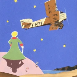 Le passage du breguet - Collage en canson de couleur - Format 40 x 30
