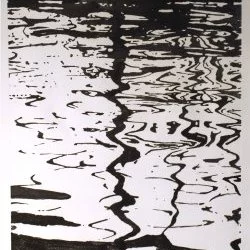 Canal - Monoprint ;69x50 ;2017, Canal
