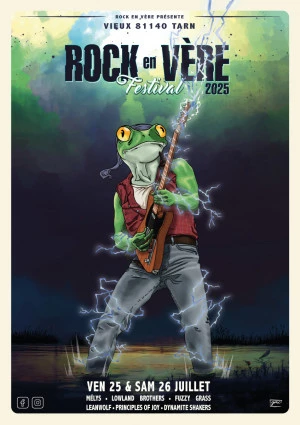 Affiche Festival Rock en Vère 2025