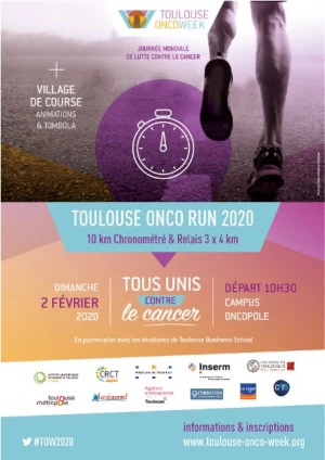 Affiche Toulouse Onco Run : une course pour la recherche