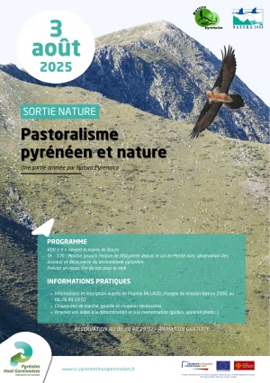 Affiche Sortie Nature - Pastoralisme et biodiversité à l'Escalette 
