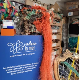 atelier j'adore la mer - <p>vue d'atelier - espace de création et de stockage</p> - isabelle vannobel
