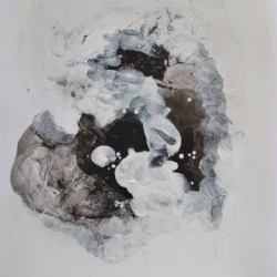 Mutation - Encre / technique mixte 29,7x21 -2017- "Mutation"