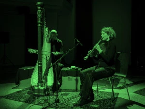 Affiche Rhodri Davies et Carol Robinson jouent Eliane Radigue