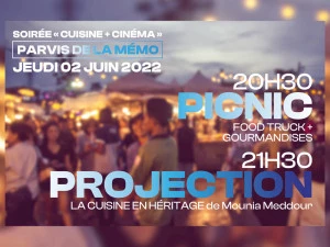 Affiche Soirée cuisine et cinéma