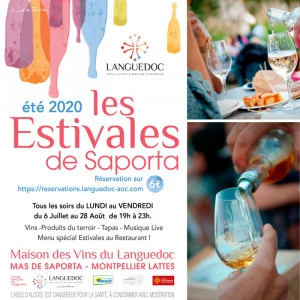 Affiche Les Estivales de Saporta