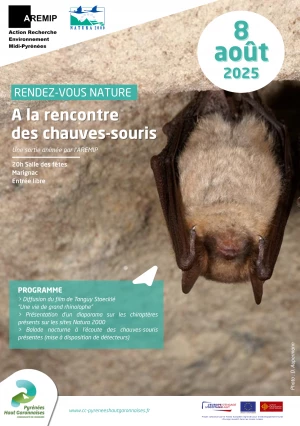 Affiche Rendez-vous nature : A la découverte des chauves-souris