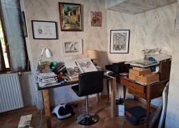 le coin où je travaille