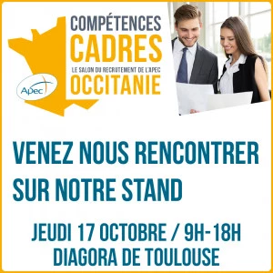 Affiche Salon Compétences Cadres - APEC en Occitanie