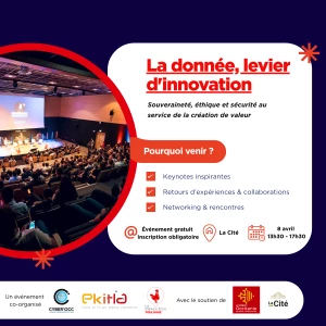 Affiche La donnée, levier d'innovation : stratégies et succès