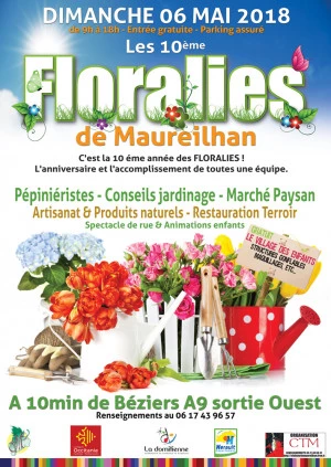 Affiche Floralies de Maureilhan 