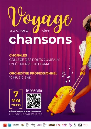 Affiche Voyage au chœur des chansons