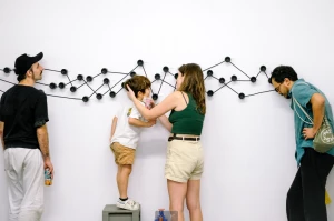 Affiche Exposition "Au-delà du son" - Félix Blume