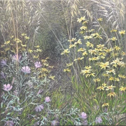 Verdure I - huile sur toile 30x30