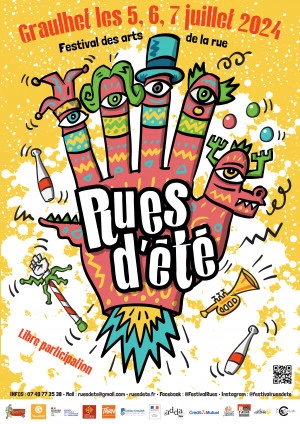 Affiche Festival Rues d'été