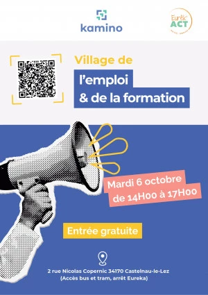 Affiche Village de l'emploi et de la formation