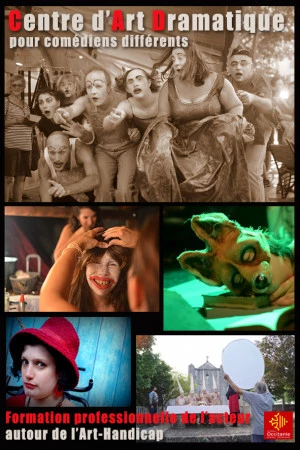 Affiche Formations professionnelles de l'acteur - actrice certifiées Qualiopi au titre des actions de formation.