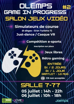 Affiche Salon Jeux Vidéo