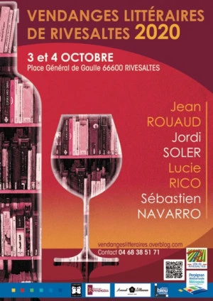 Affiche Vendanges littéraires de Rivesaltes