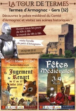 Affiche Festival médiéval de Termes