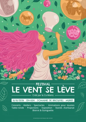 Affiche Les Chuchellas en concert au Festival Le Vent se Lève