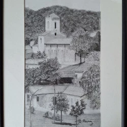 Latoue - dessin graphite et mine de plomb - 120 euros 