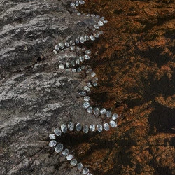 Ligne - Land art, photographie numérique, Lozère, 2021 - Giulia Zanvit 